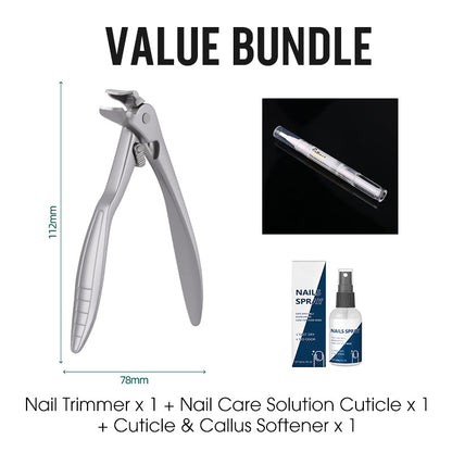📢📢50% OFF NOW✨🔥Curved stainless steel nail clippers – Ergonomic and easy for seniors to use